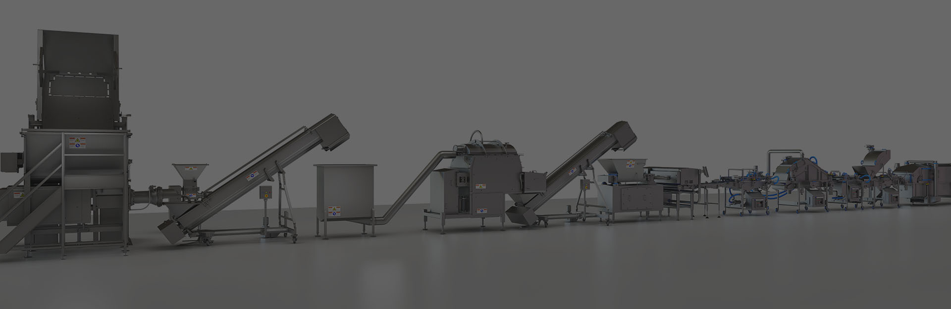 We use modern machines